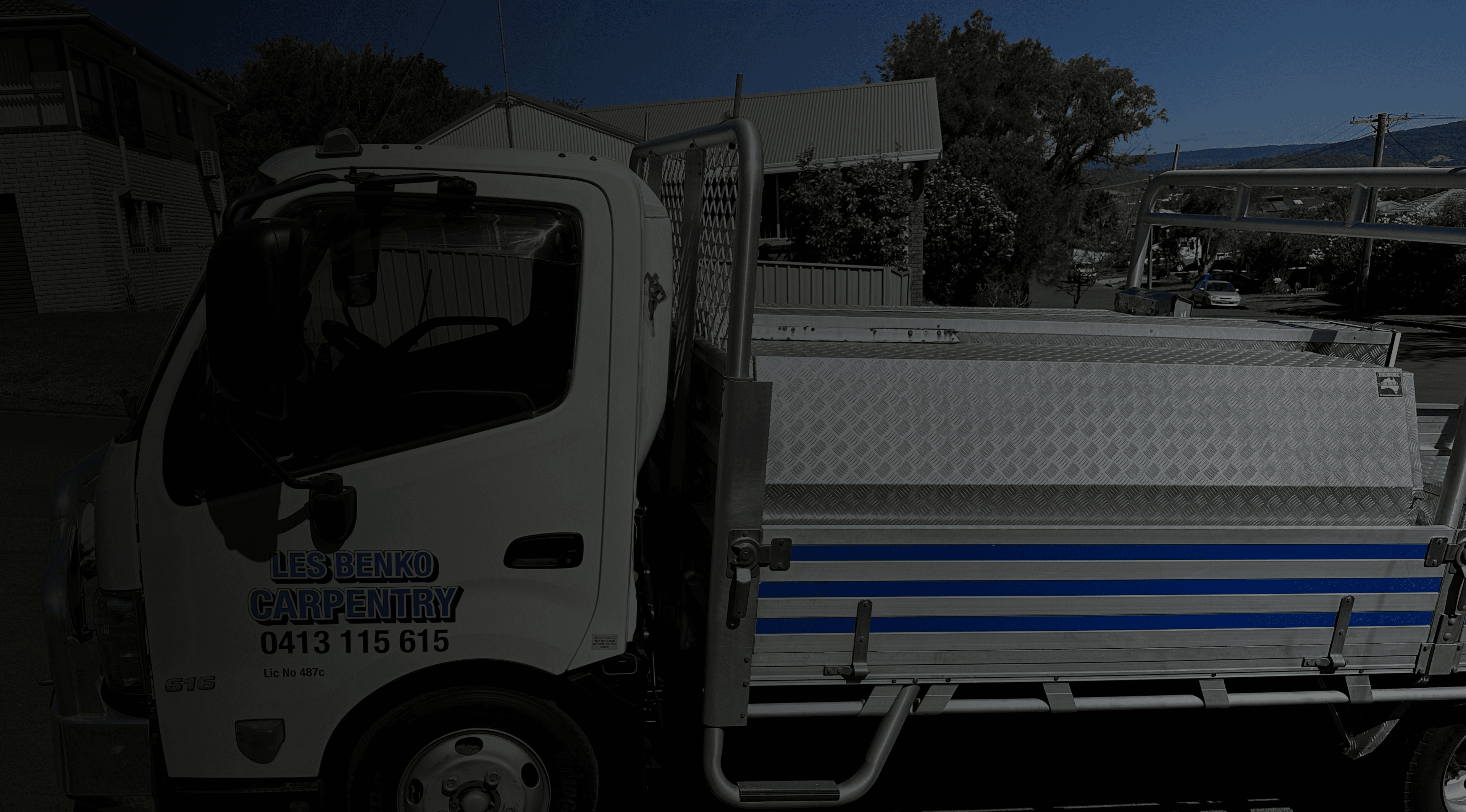 Screen door open to a fire place